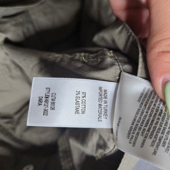 Agolde Daria Utility Green Pants Size: 33 - Picture 8 of 8